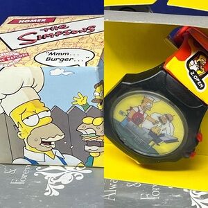 2002 Burger King The Simpsons Homer Talking Watch NEW